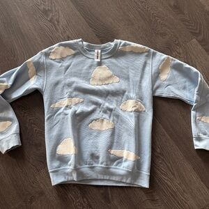 OKAYOK Cloud Sweatshirt – Light Blue, Size Small